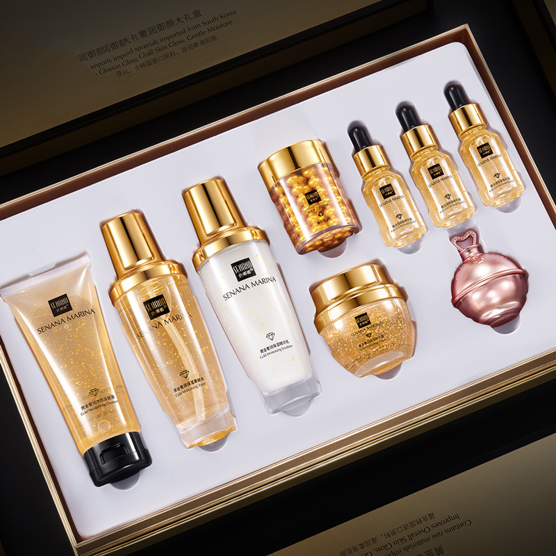 Women 24K Gold Skin Care Set 9 - Luxury Skincare Set For Women ulasan dan harga