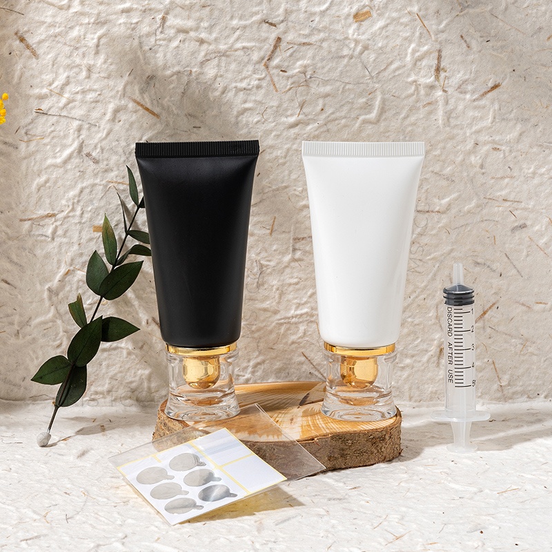 10Pcs 50ml Plastic Squeeze Tub - Luxury Skincare Packaging Wholesale ulasan dan harga
